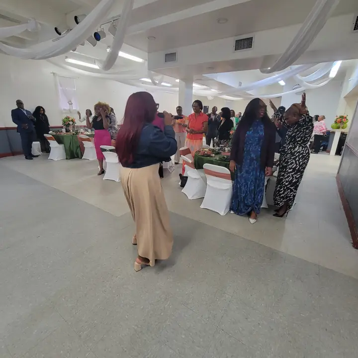 Breakfast fellowship at Hope Deliverance Center
