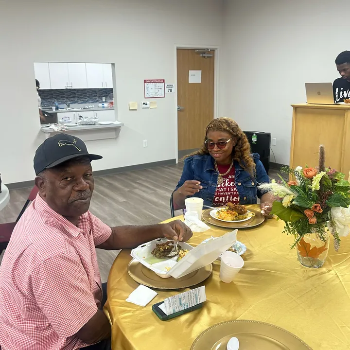 Celebratory dinner at Hope Deliverance Center