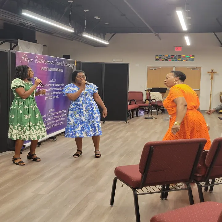 Worship service at Hope Deliverance Center